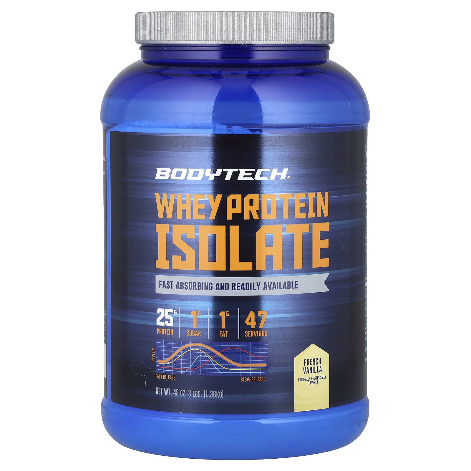 BodyTech Whey Protein Isolate – French Vanilla – 1,36 kg — Tunisie