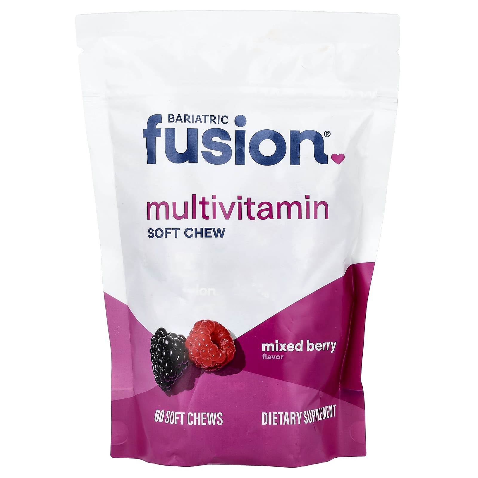 Bariatric Fusion Multivitamin Soft Chew, 60 Soft Chews – Mixed Berry — Tunisie