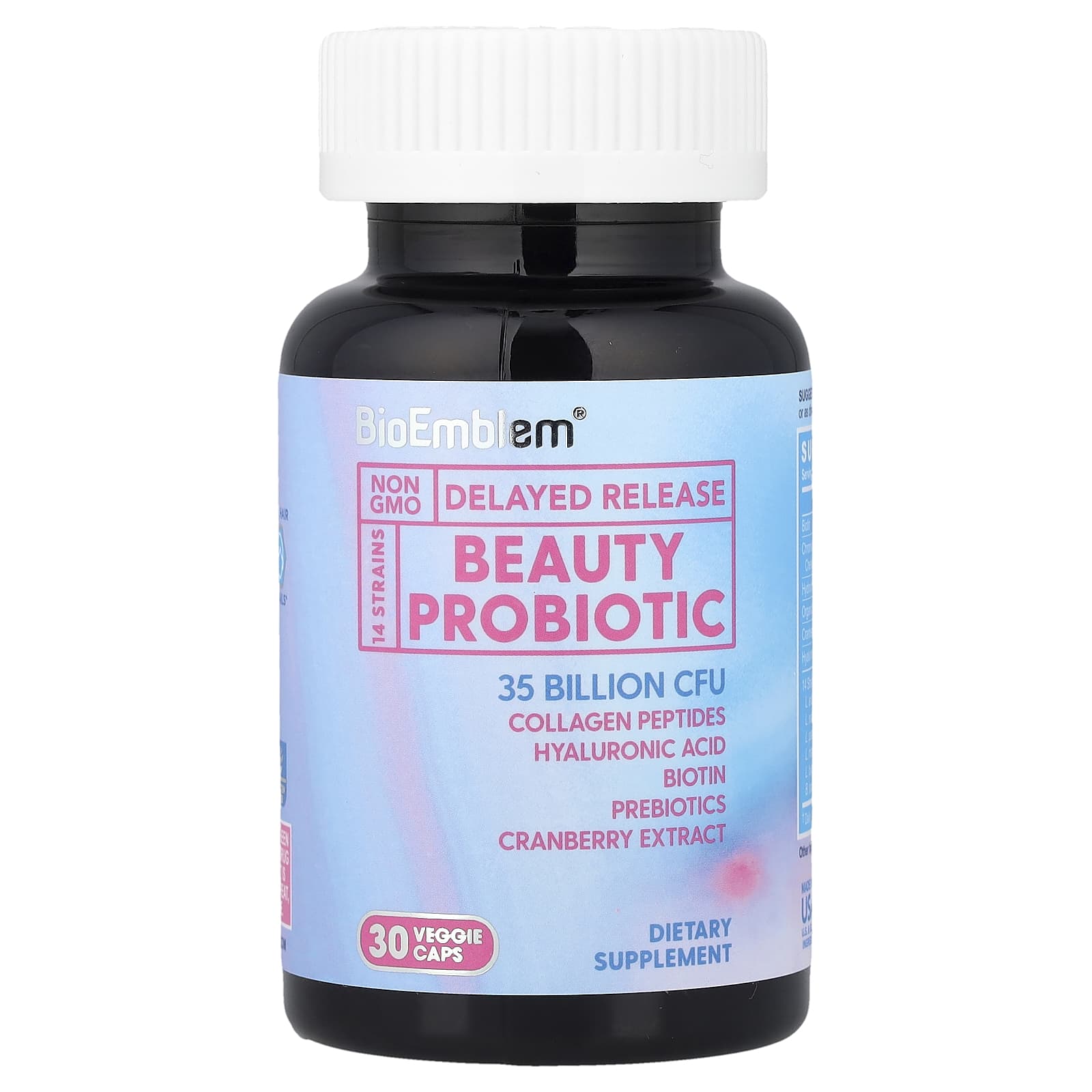BioEmblem Beauty Probiotic – 30 gélules végétales — Tunisie