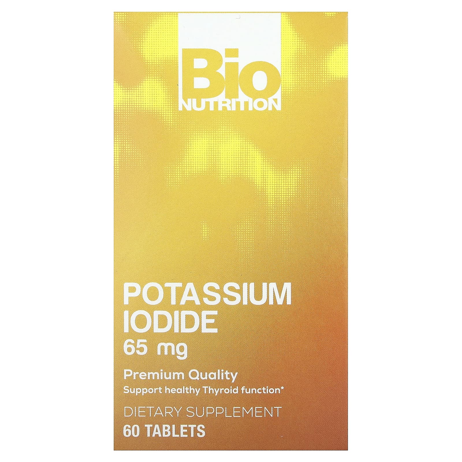 Bio Nutrition Potassium Iodide – 60 comprimés — Tunisie
