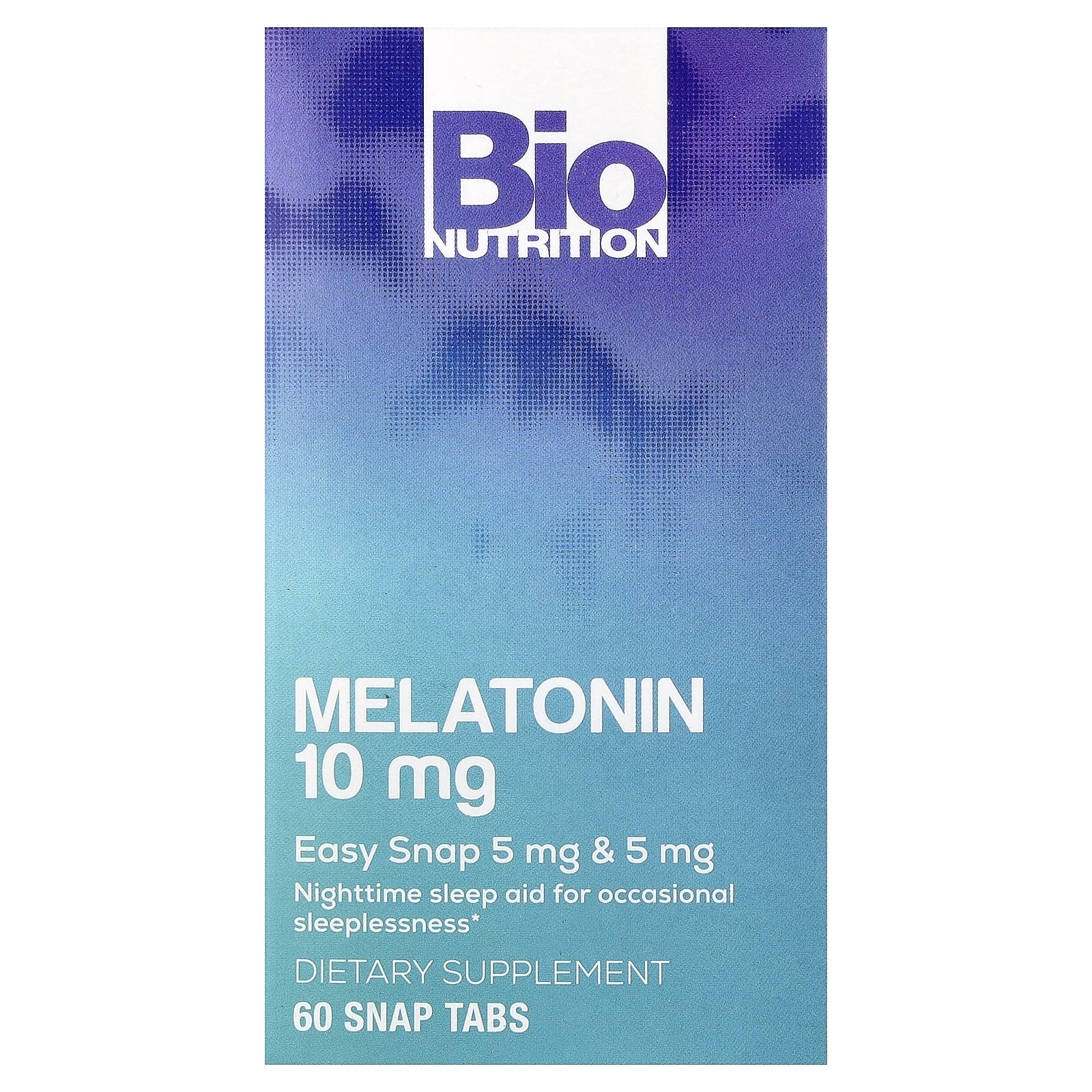 Bio Nutrition Melatonin – 10 mg — Tunisie