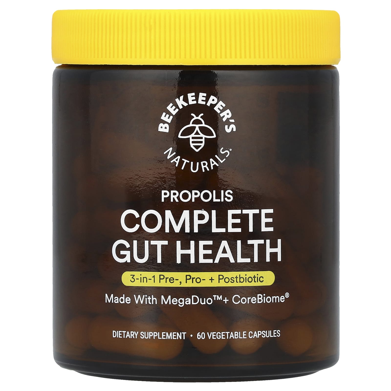 Beekeeper's Naturals Propolis Complete Gut Health, 60 Vegetable Capsules — Tunisie