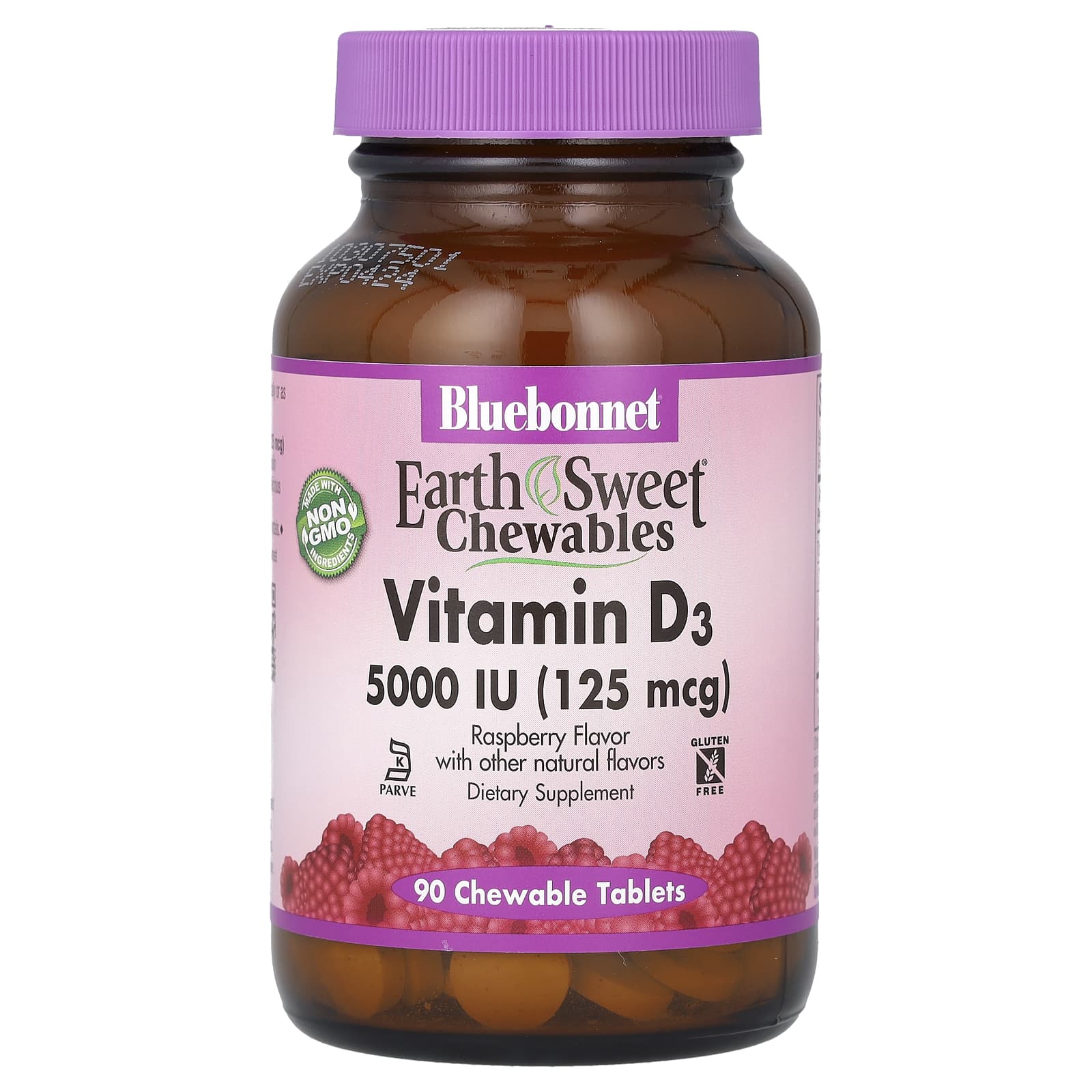 Bluebonnet Nutrition Vitamin D3 – Raspberry – 125 µg — Tunisie