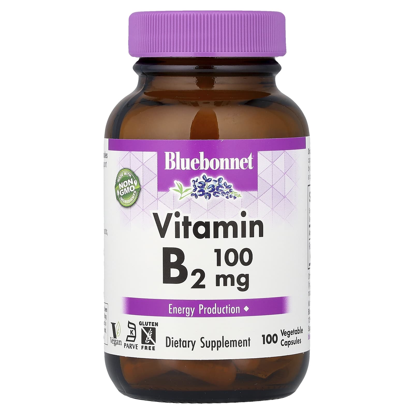 Bluebonnet Nutrition Vitamin B2 – 100 mg — Tunisie
