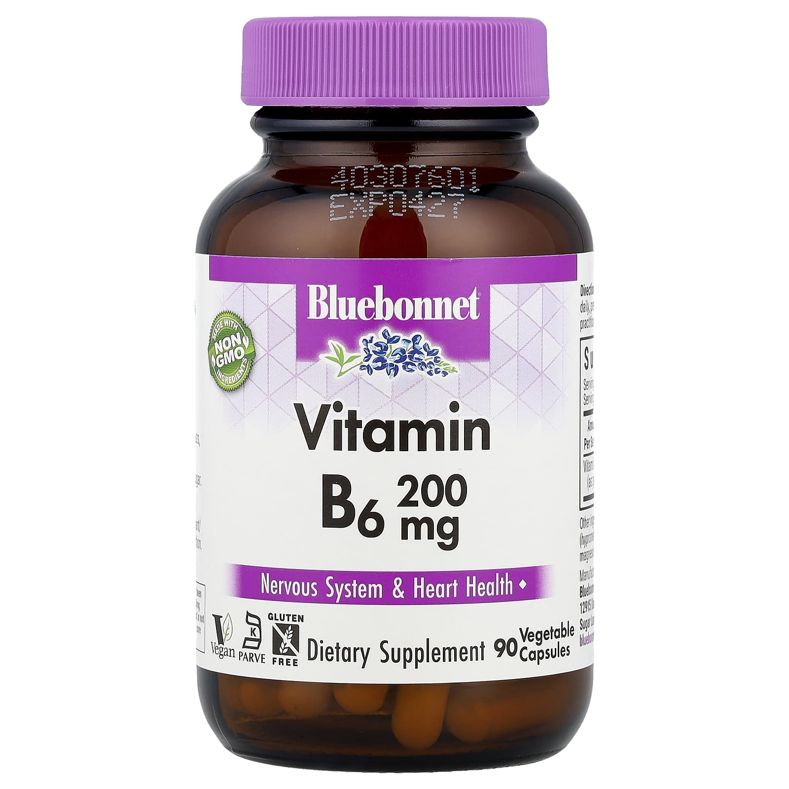 Bluebonnet Nutrition Vitamin B6 – 200 mg — Tunisie