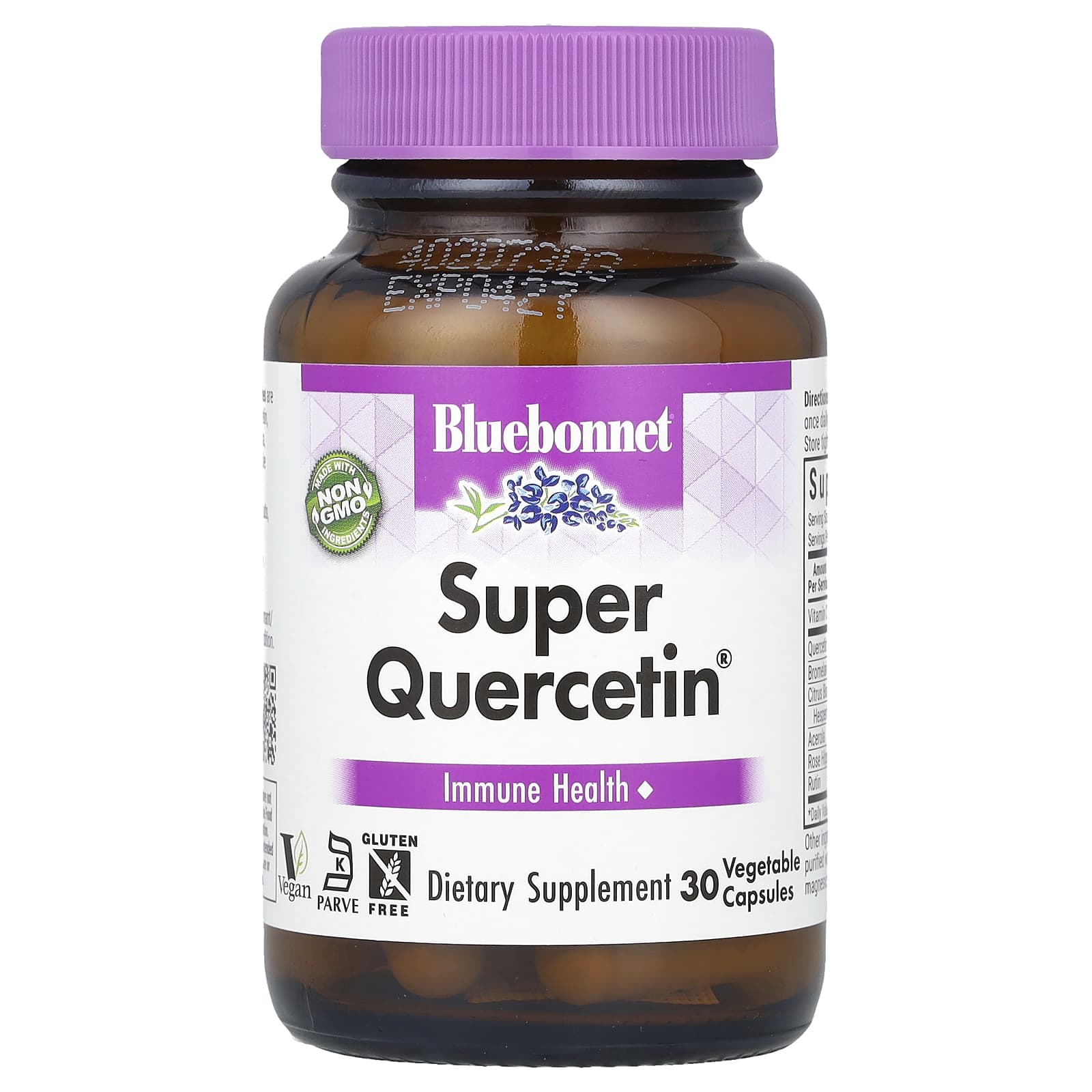 Bluebonnet Nutrition Super Quercetin, 30 Vegetable Capsules — Tunisie