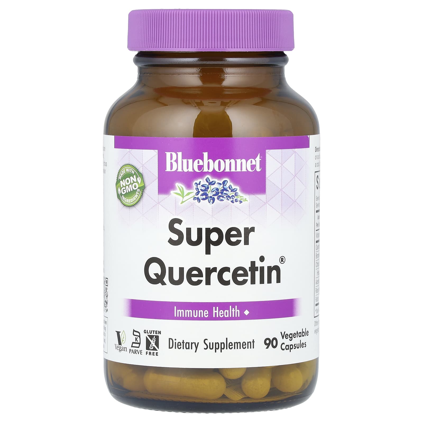 Bluebonnet Nutrition Super Quercetin, 90 Vegetable Capsules — Tunisie