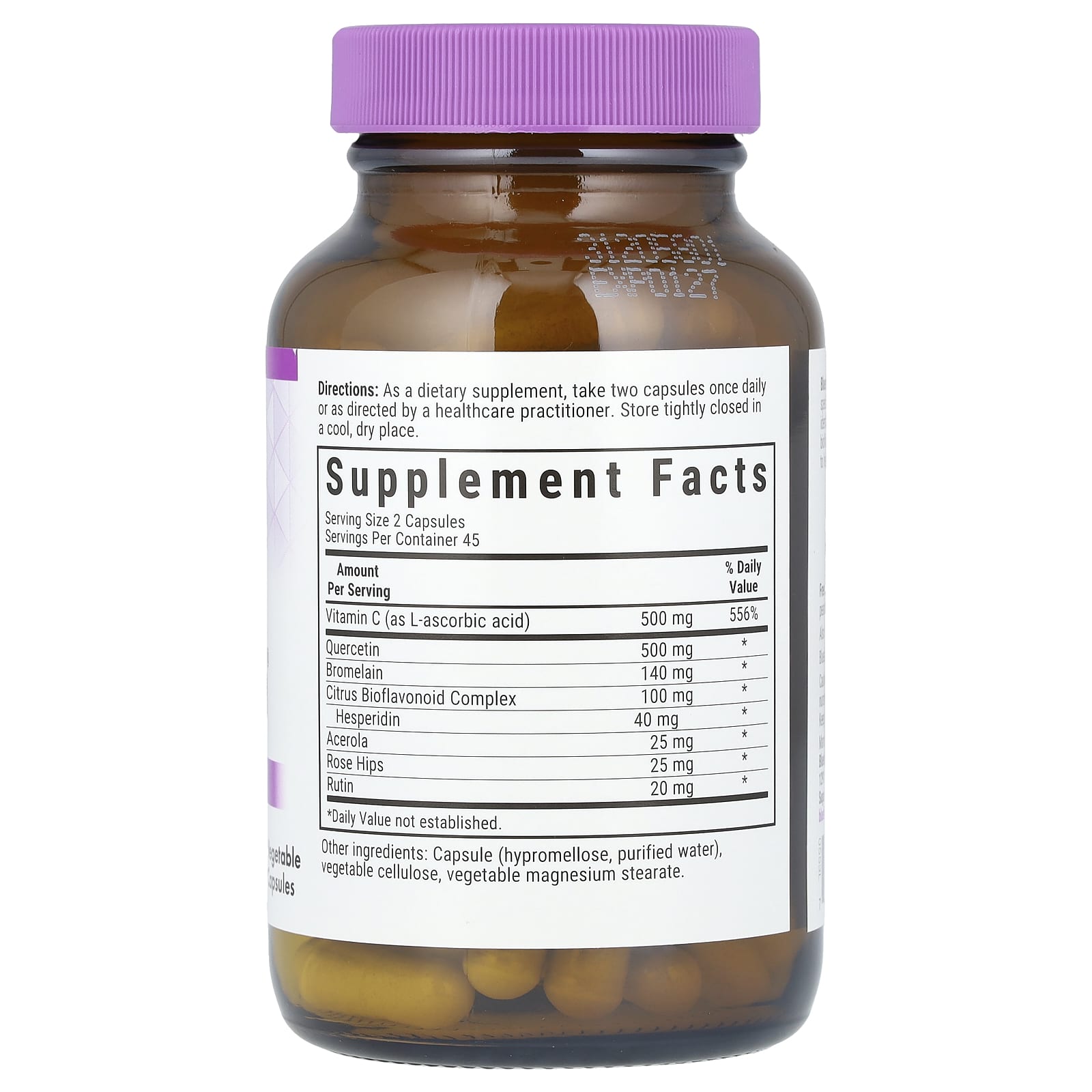 Bluebonnet Nutrition Super Quercetin, 90 Vegetable Capsules — photo 2 sur 2