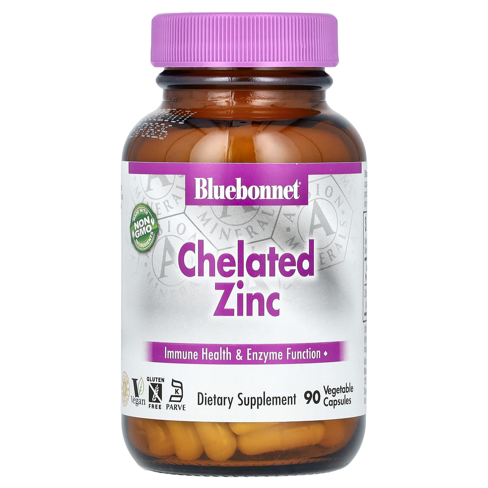 Bluebonnet Nutrition Chelated Zinc, 90 Vegetable Capsules (30 mg per Capsule) — Tunisie