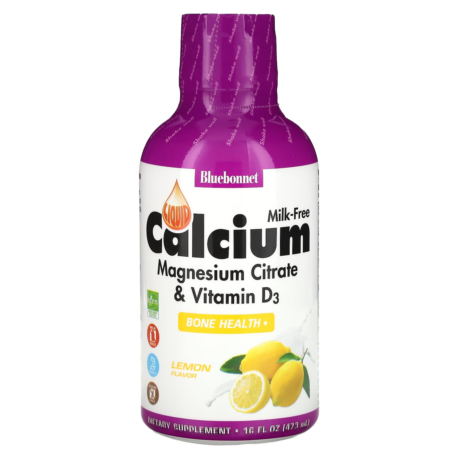 Bluebonnet Nutrition Liquid Calcium – Lemon – 473 ml — Tunisie