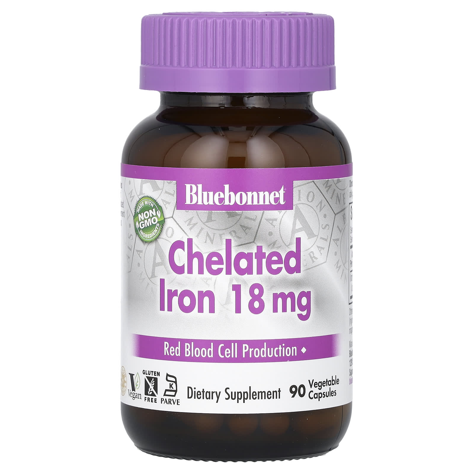 Bluebonnet Nutrition Chelated Iron – 18 mg — Tunisie