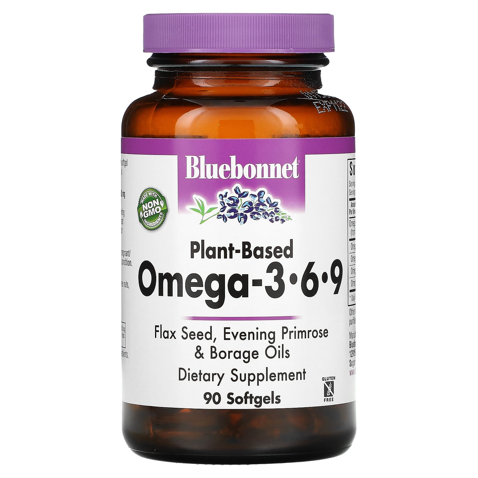 Bluebonnet Nutrition Plant-Based Omega-3-6-9 – 90 capsules molles — Tunisie
