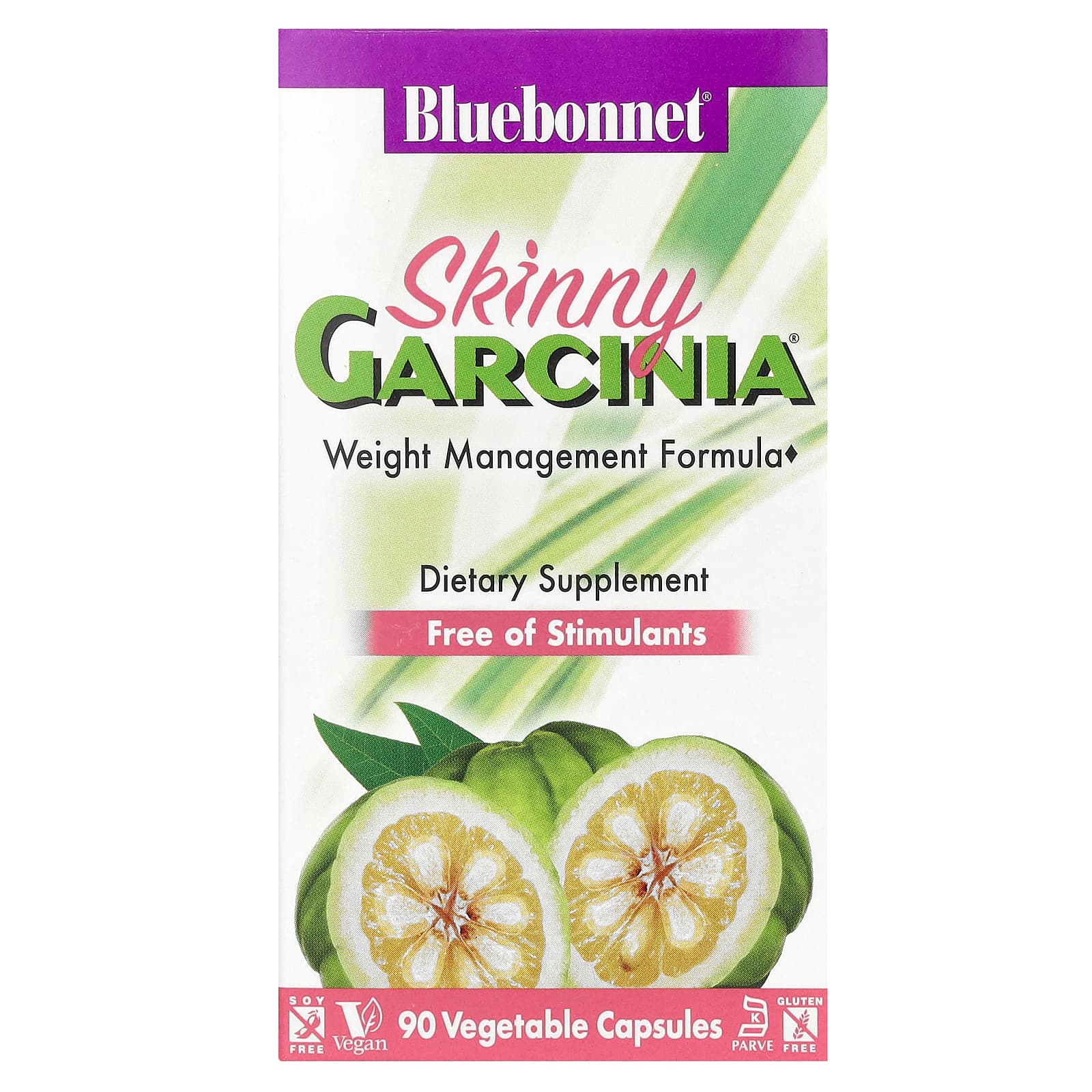 Bluebonnet Nutrition Skinny Garcinia, 90 Vegetable Capsules — Tunisie