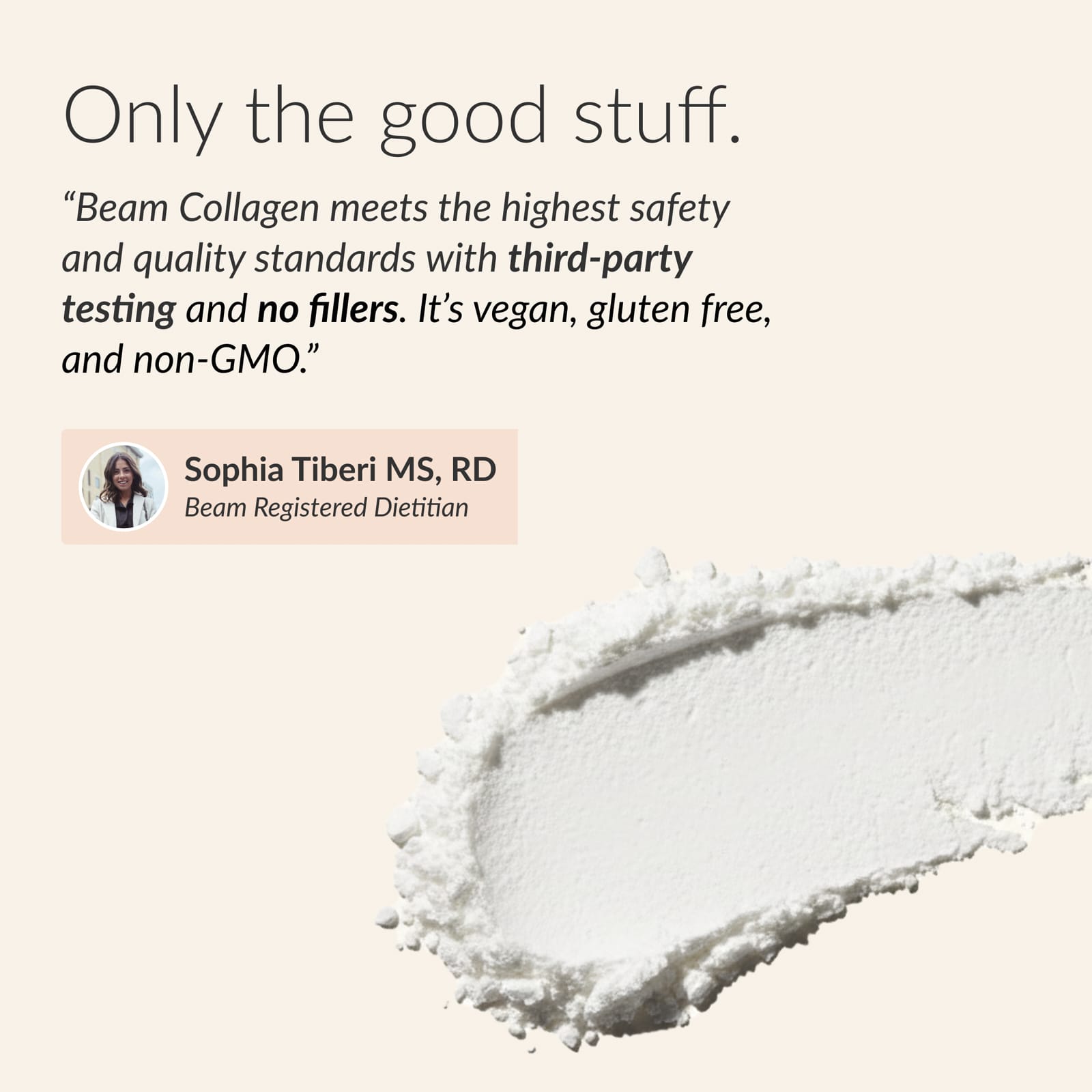 Beam Collagen – Sans arôme – 309 g — étiquette 4