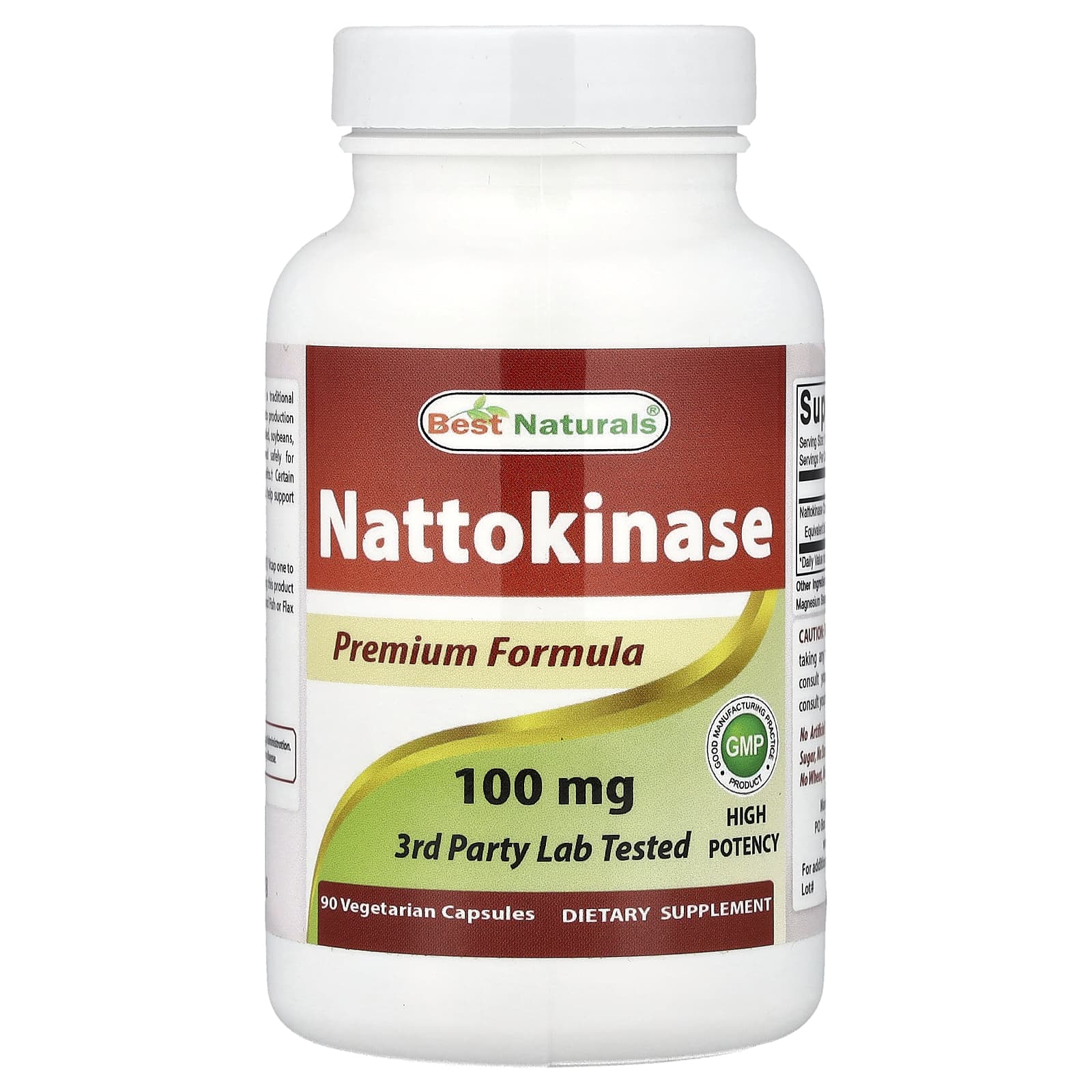 Best Naturals Nattokinase – 90 gélules végétales — Tunisie