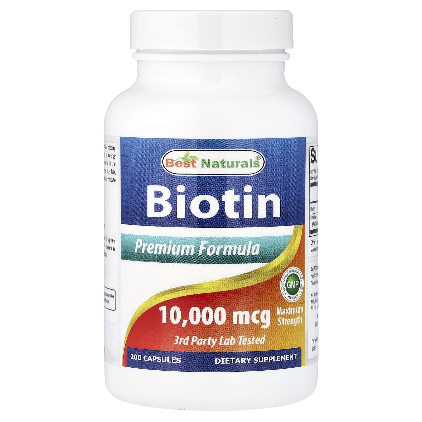 Best Naturals Biotin, Maximum Strength – 200 gélules — Tunisie