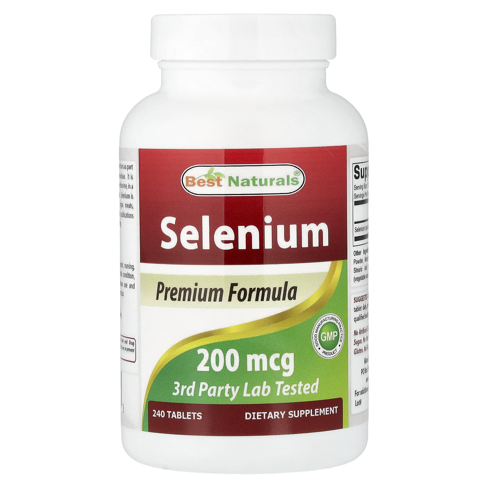 Best Naturals Selenium – 240 comprimés — Tunisie