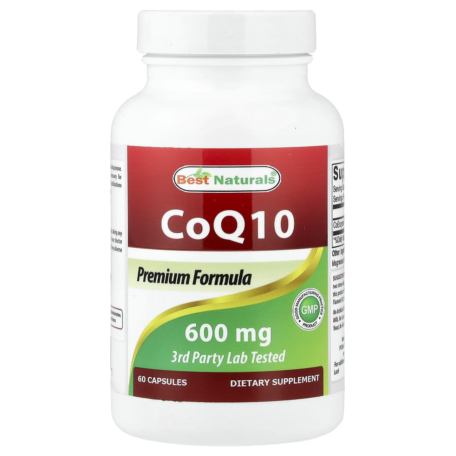 Best Naturals CoQ10 – 600 mg – 60 gélules — Tunisie