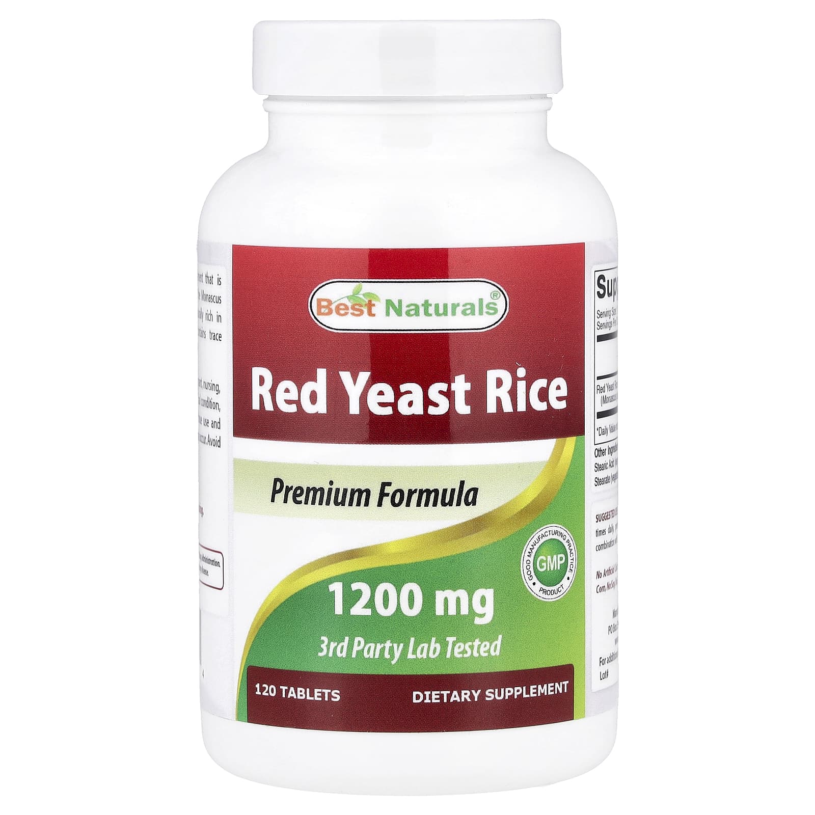 Best Naturals Red Yeast Rice – 120 comprimés — Tunisie