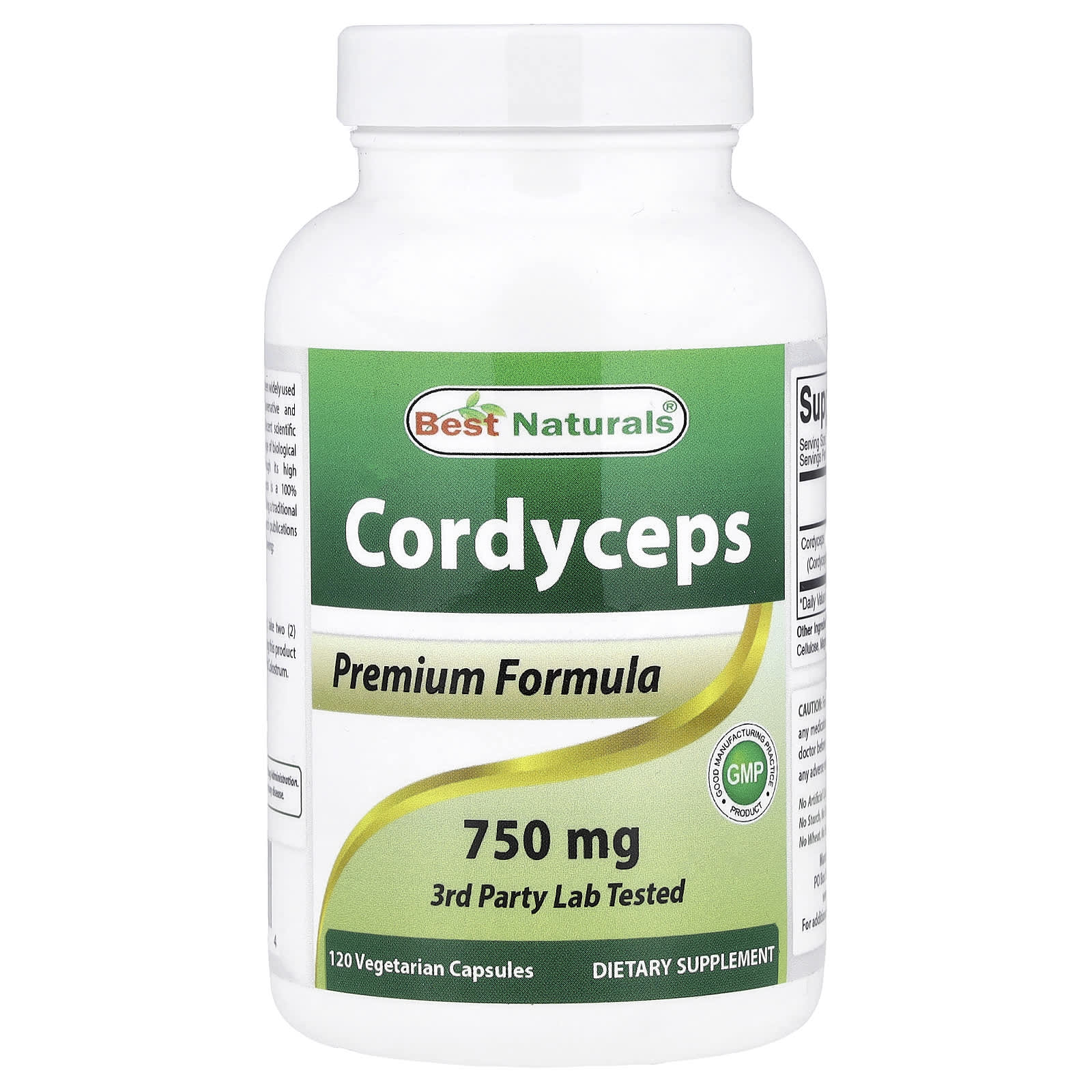 Best Naturals Cordyceps – 120 gélules végétales — Tunisie