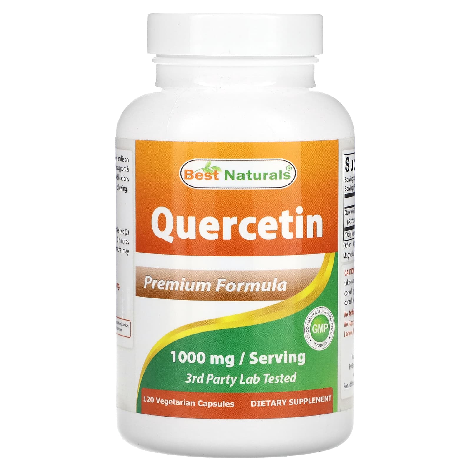 Best Naturals Quercetin – 120 gélules végétales — Tunisie