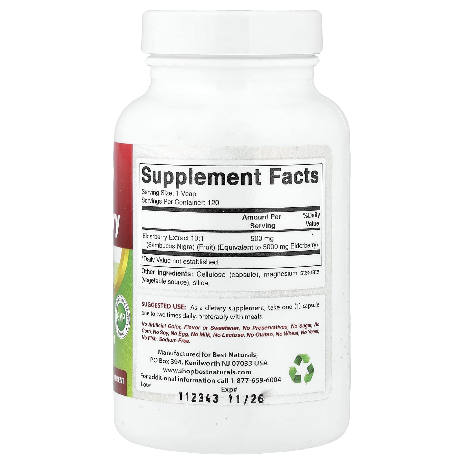 Best Naturals Elderberry – Elderberry – 5000 mg — photo 2 sur 2