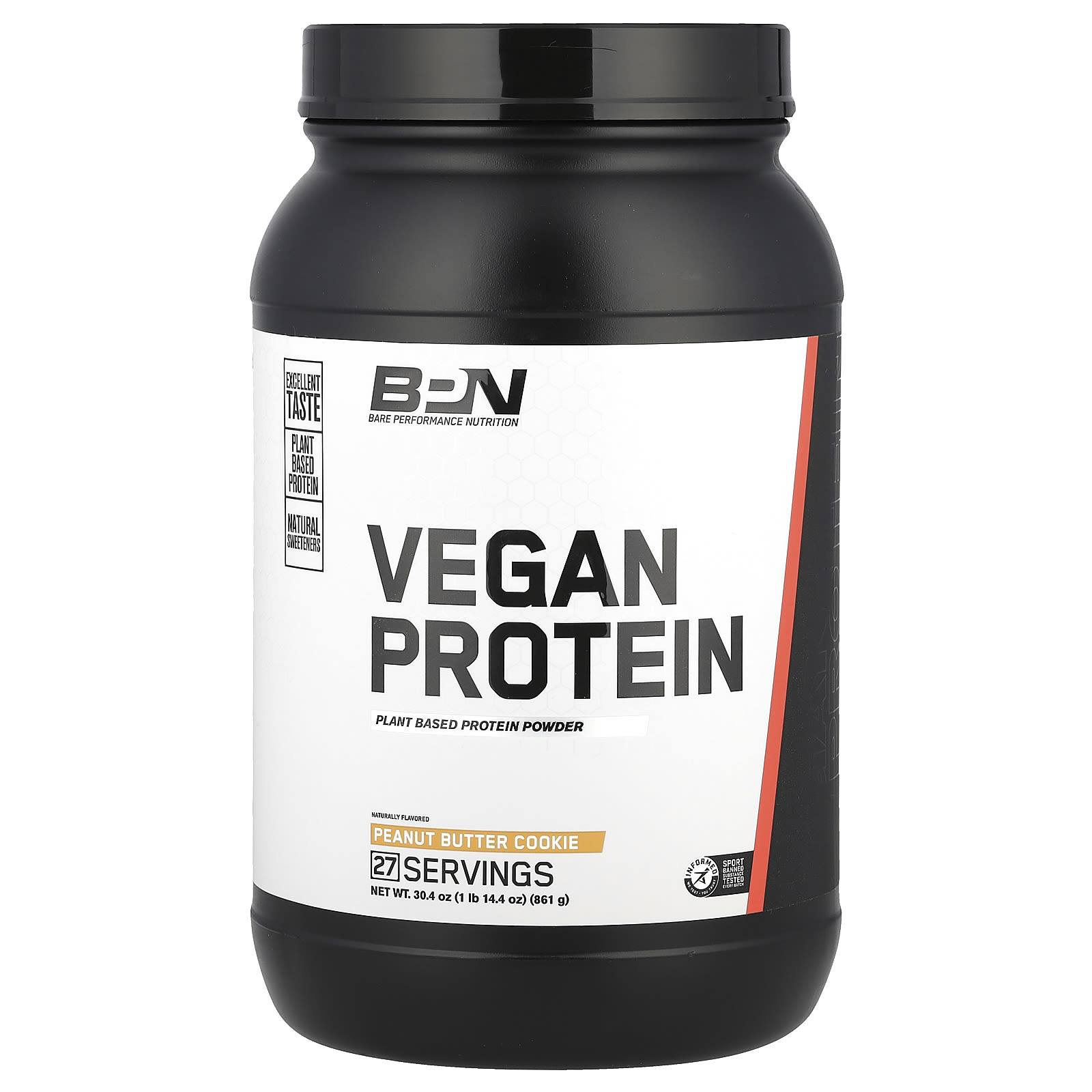 BPN Vegan Protein – Peanut Butter Cookie – 861 g — Tunisie