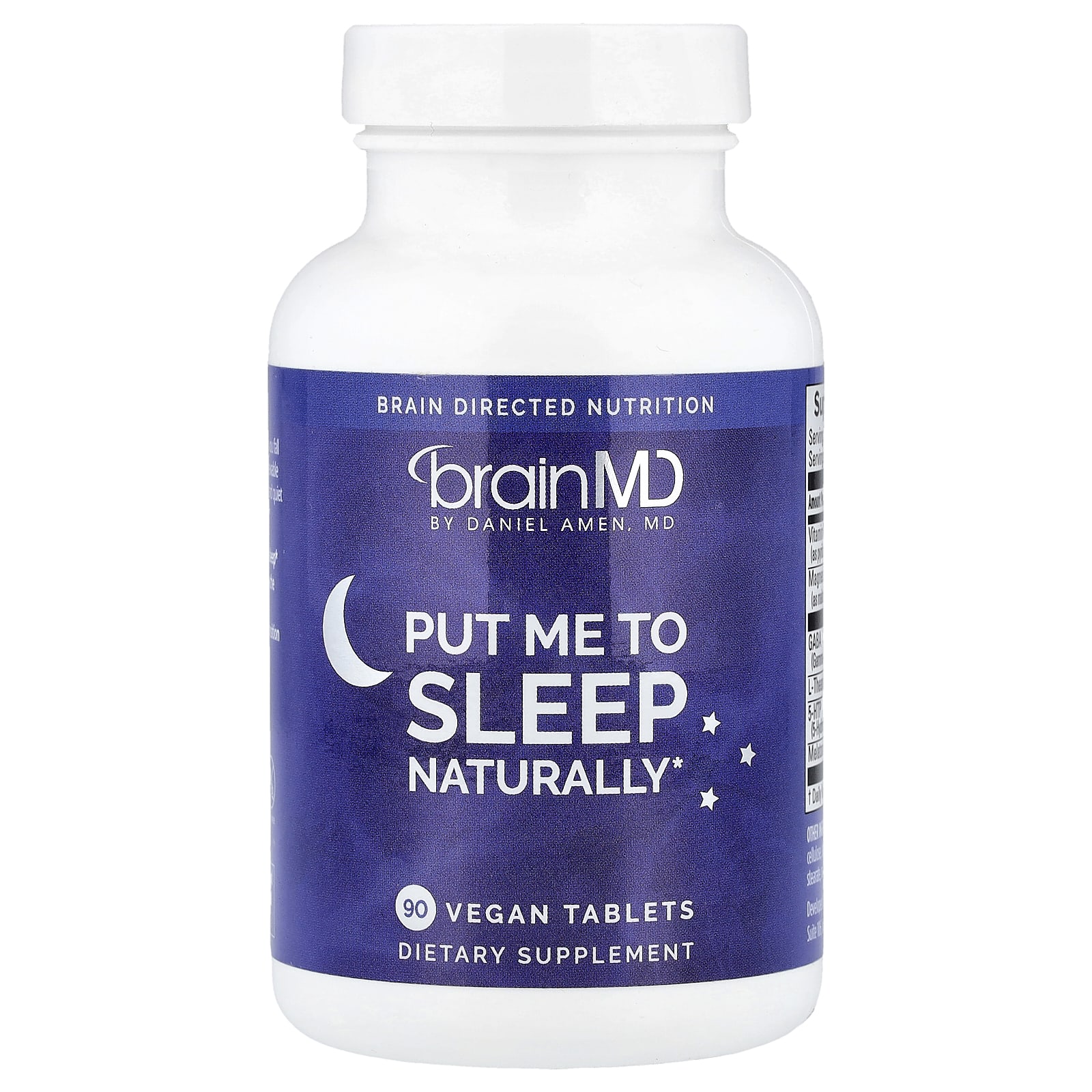 BrainMD Put Me To Sleep Naturally, 90 Vegan Tablets — Tunisie
