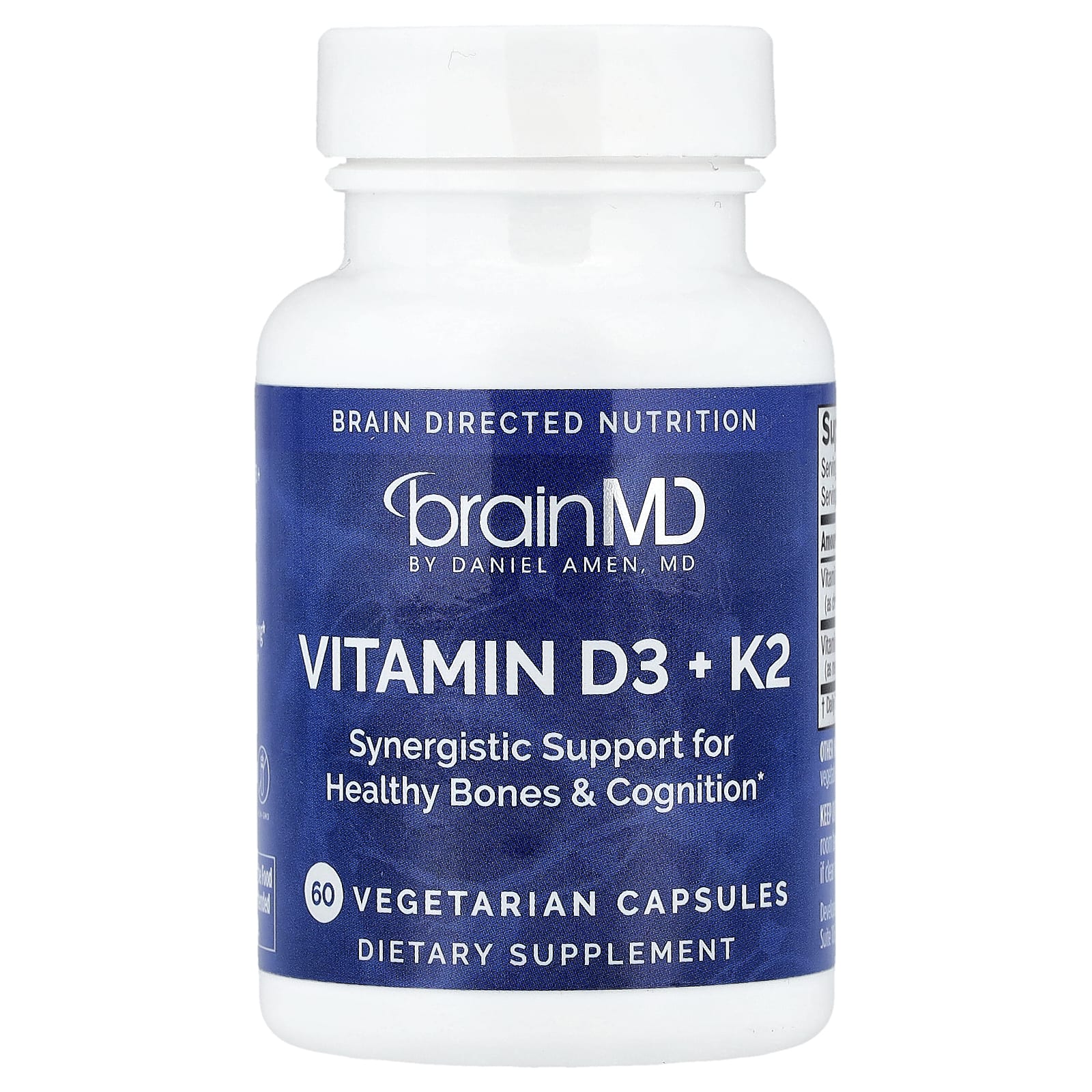 BrainMD Vitamin D3 + K2 – 60 gélules végétales — Tunisie