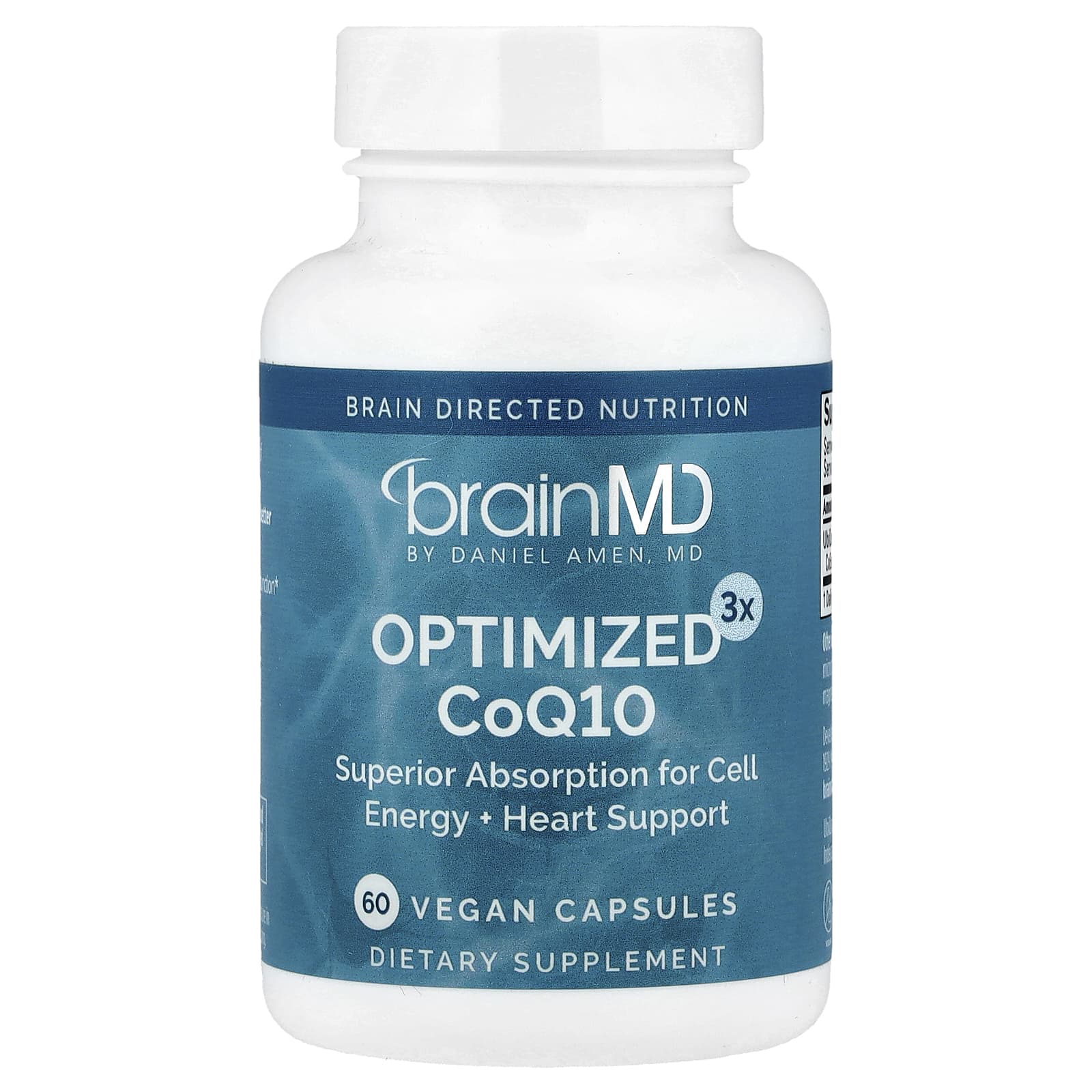 BrainMD Optimized3x CoQ10 – 60 gélules véganes — Tunisie