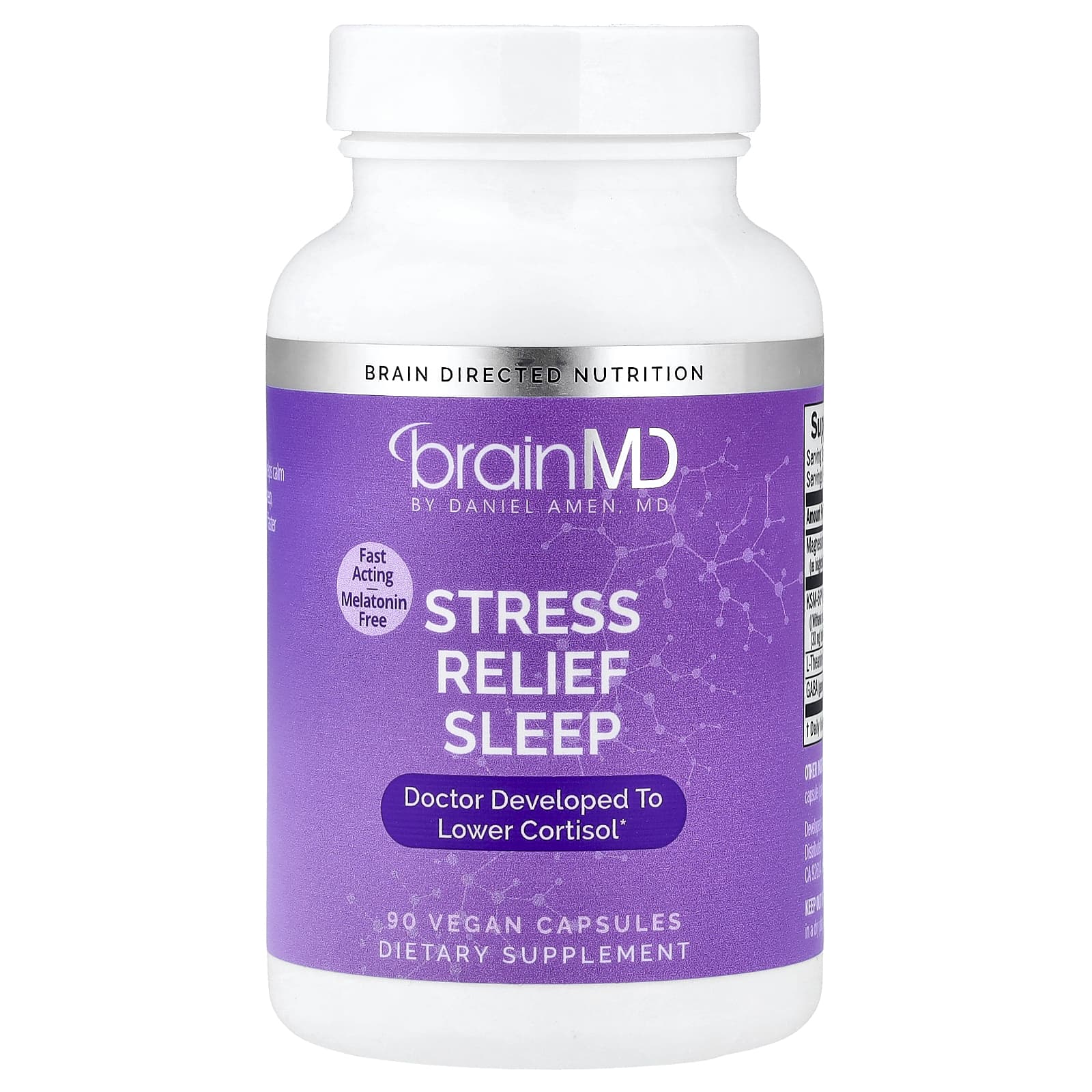 BrainMD Stress Relief Sleep – 90 gélules véganes — Tunisie
