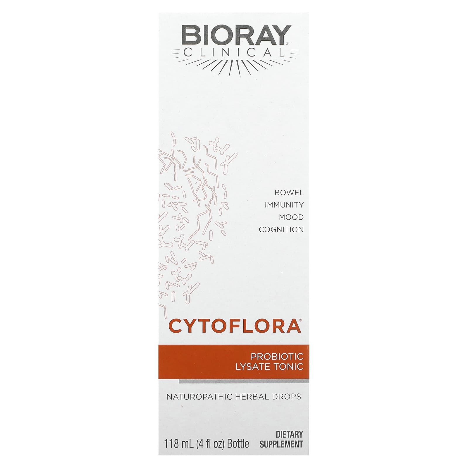 Bioray CytoFlora, Probiotic Lysate Tonic – 118 ml — Tunisie