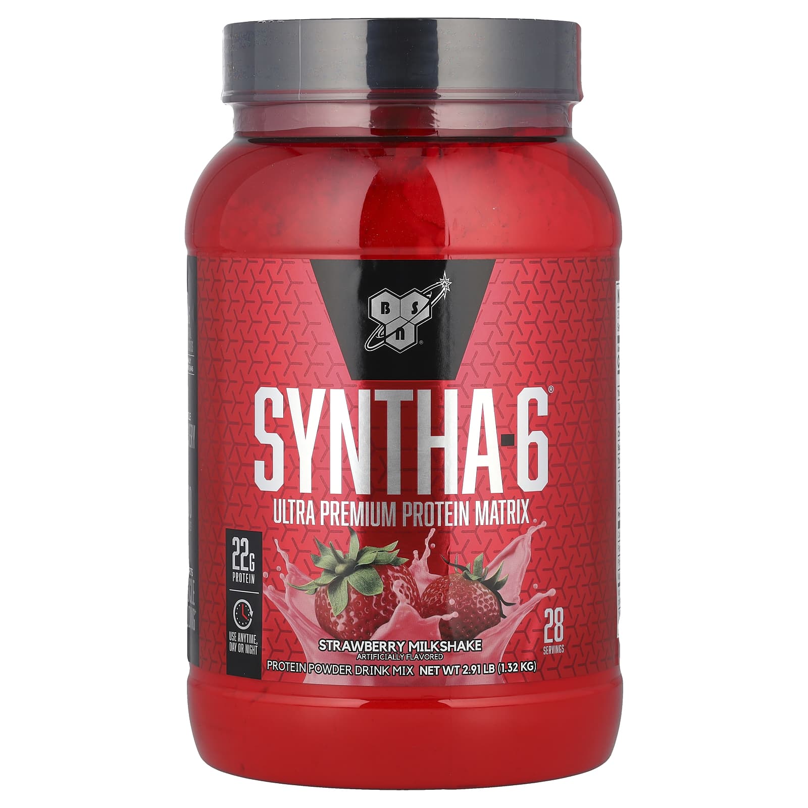 BSN Syntha-6, Ultra Premium Protein Matrix – Strawberry Milkshake – 1,32 kg — Tunisie