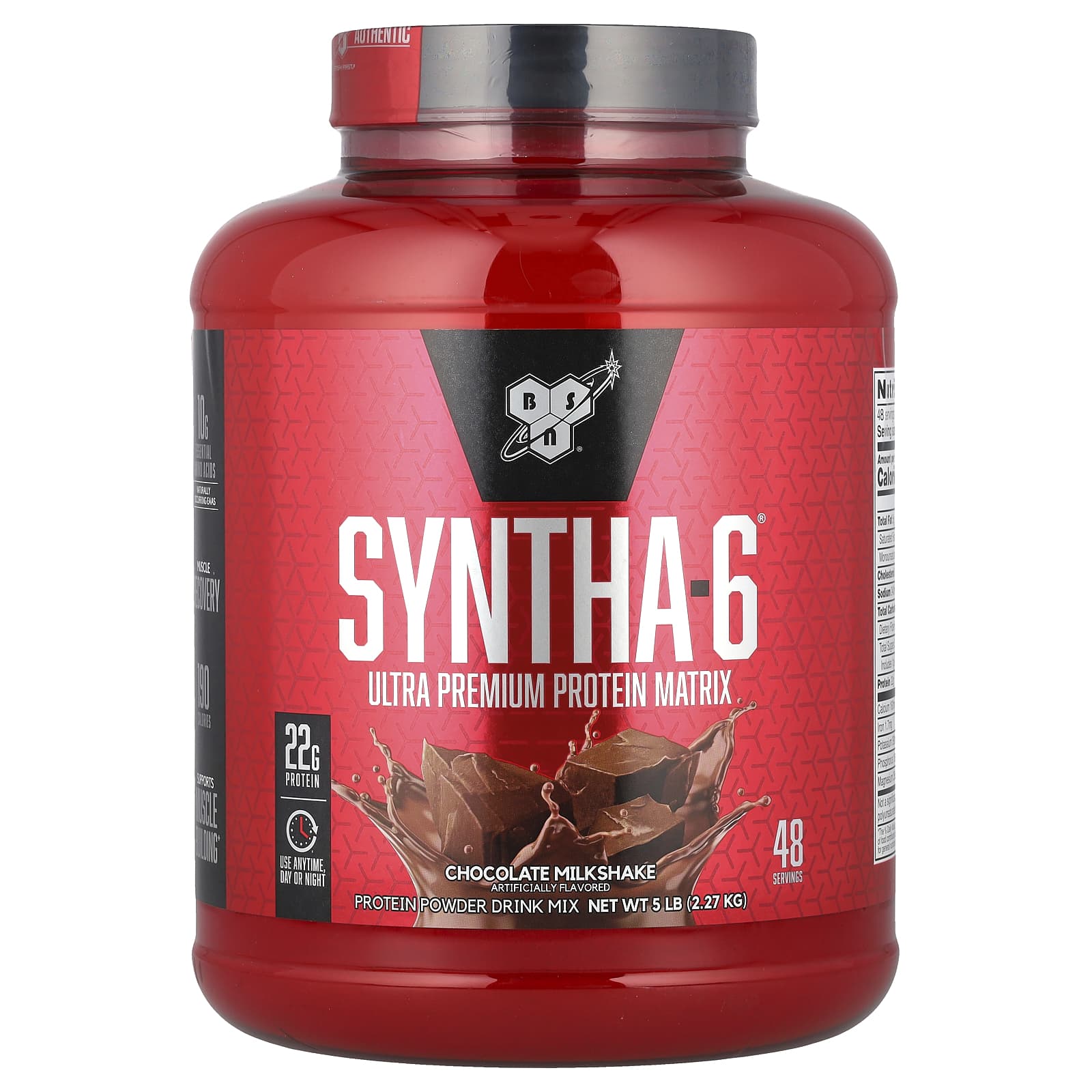 BSN Syntha-6, Ultra Premium Protein Matrix – Chocolate Milkshake – 2,27 kg — Tunisie