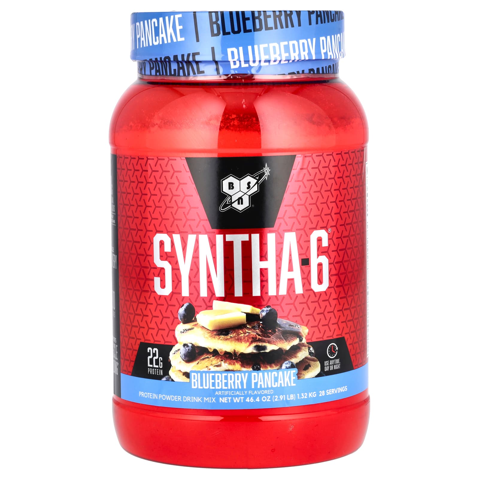 BSN Syntha-6, Protein Powder Drink Mix – Blueberry Pancake – 1,32 kg — Tunisie