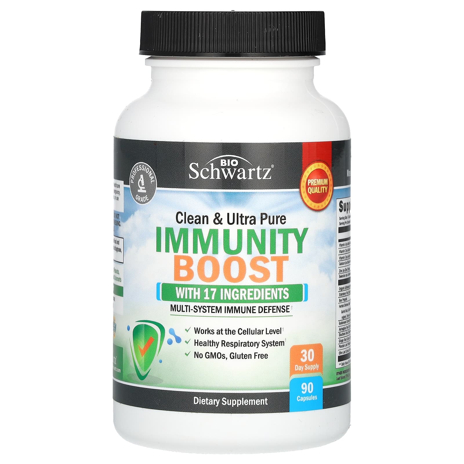 BioSchwartz Clean & Ultra Pure Immunity Boost – 90 gélules — Tunisie