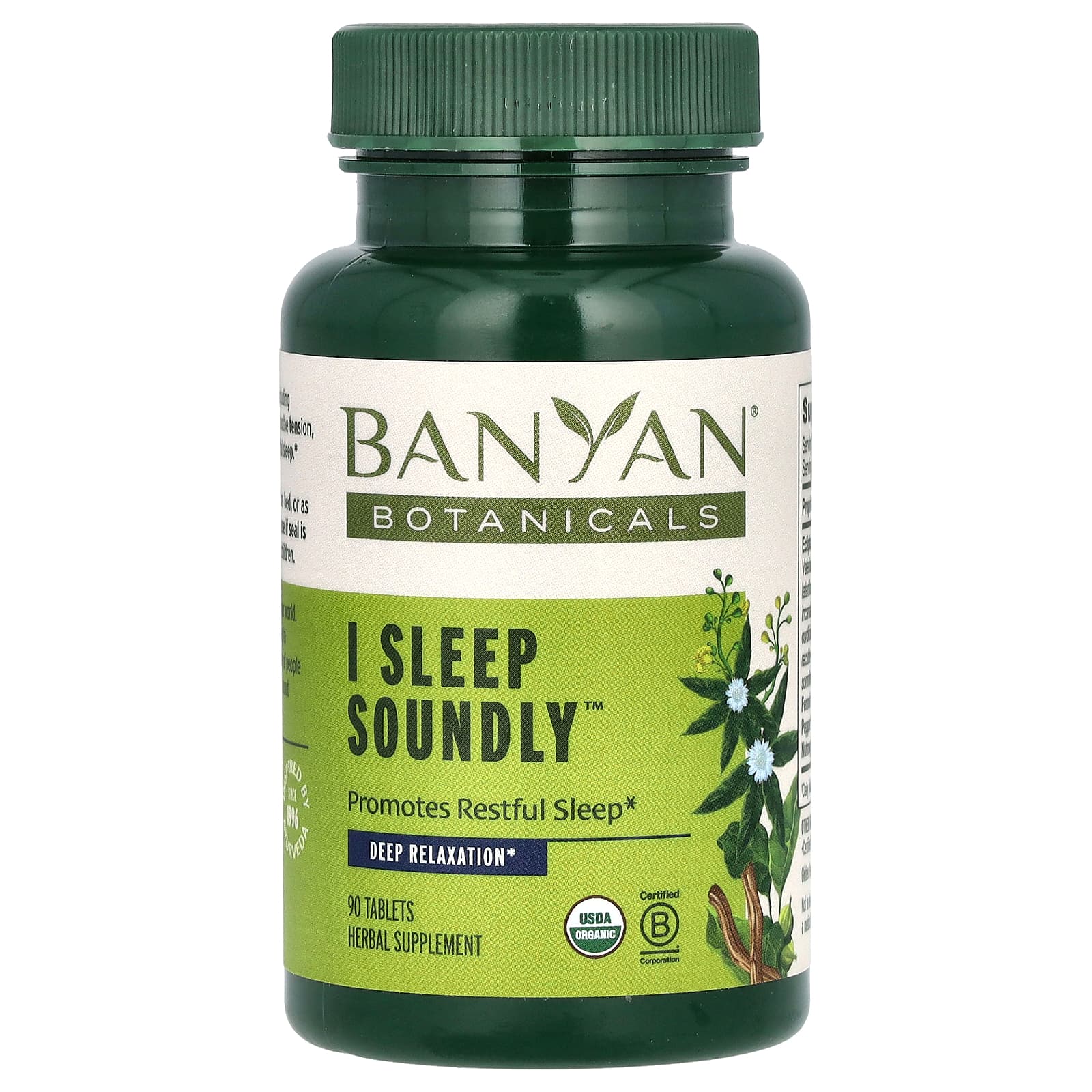 Banyan Botanicals I Sleep Soundly – 90 comprimés — Tunisie
