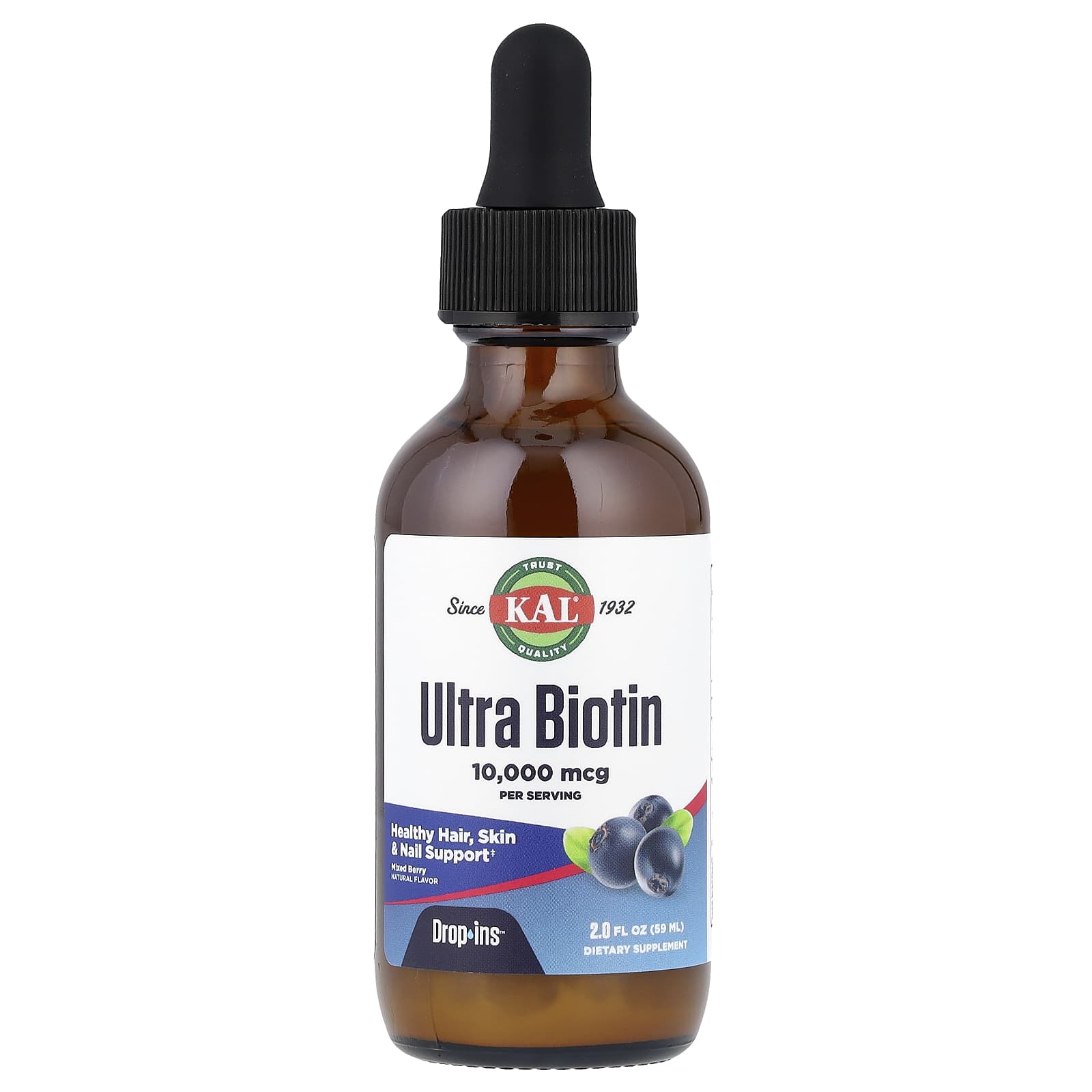 KAL Ultra Biotin – Mixed Berry – 59 ml — Tunisie