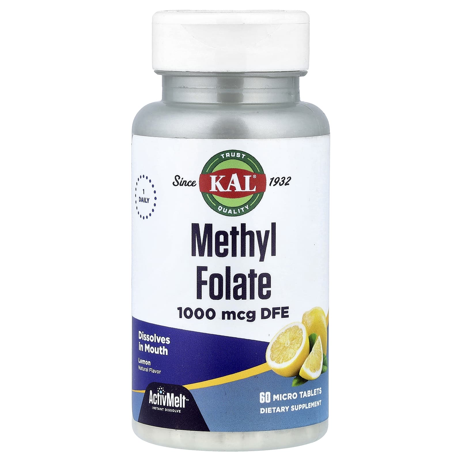 KAL Methyl Folate – Lemon – 1000 µg — Tunisie