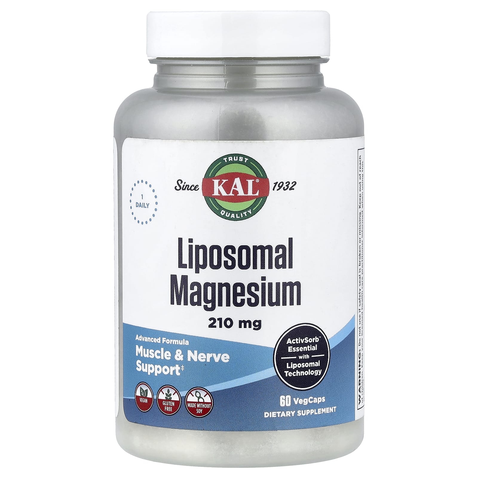 KAL Liposomal Magnesium – 210 mg — Tunisie