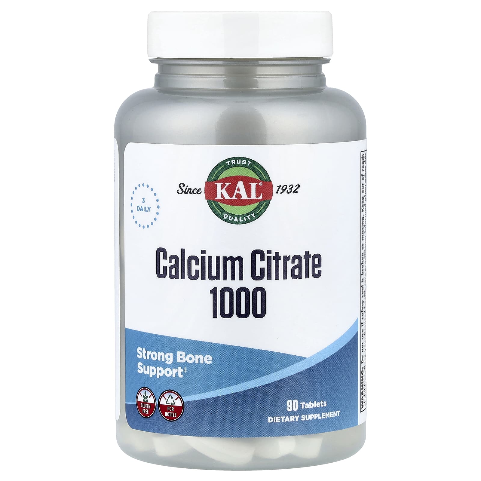 KAL Calcium Citrate 1000 – 90 comprimés — Tunisie