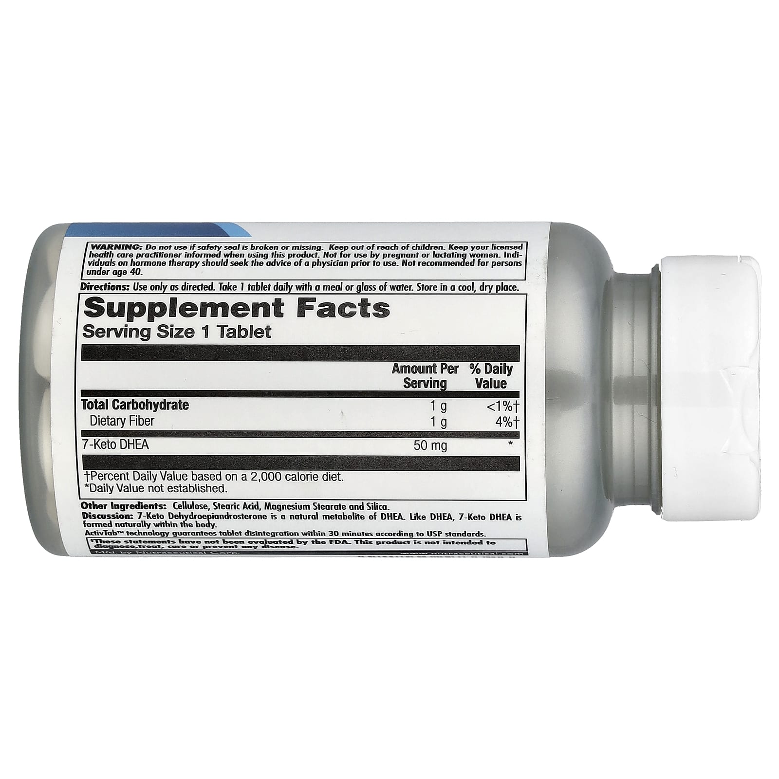 KAL 7-Keto DHEA – 30 comprimés — photo 2 sur 2