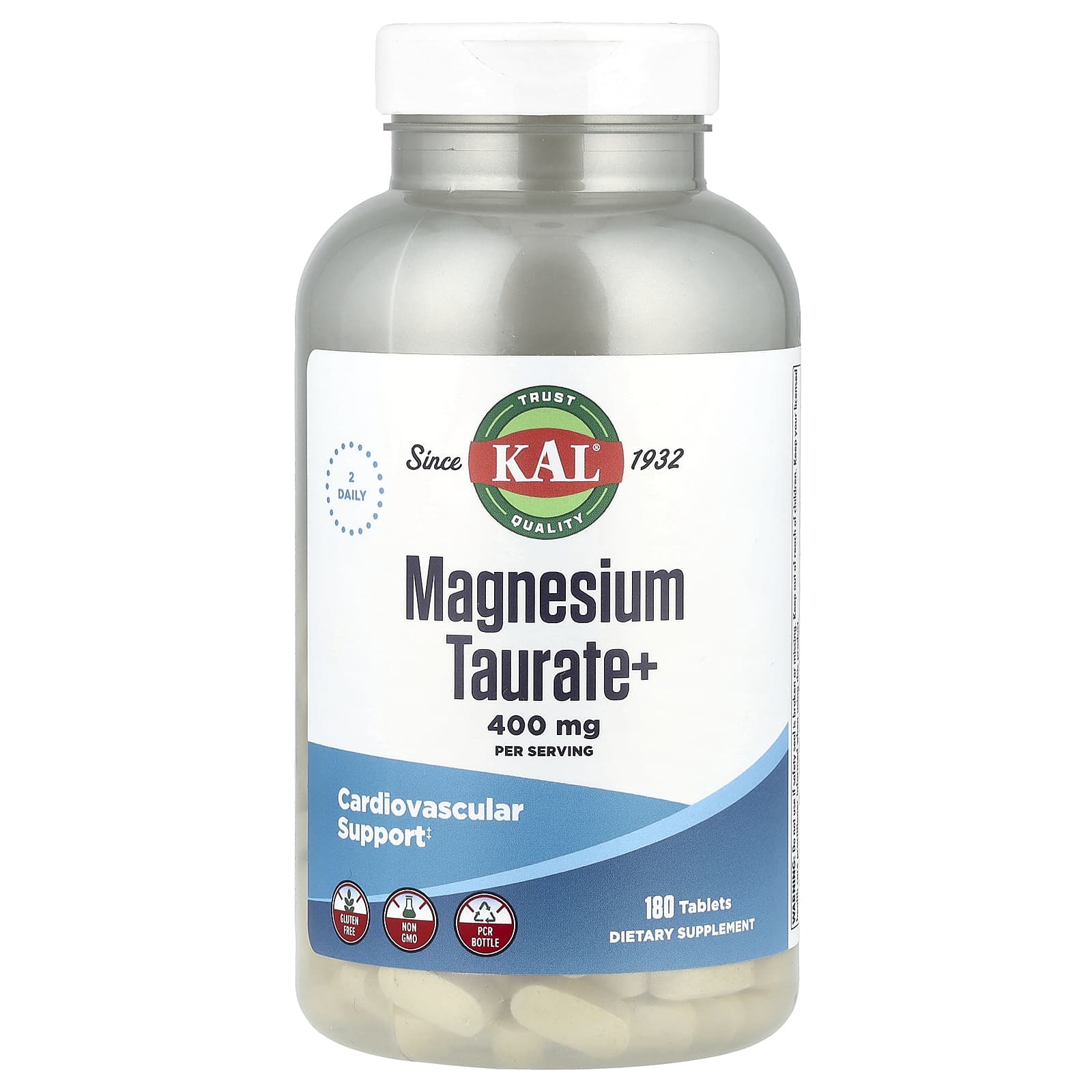 KAL Magnesium Taurate+ – 180 comprimés — Tunisie