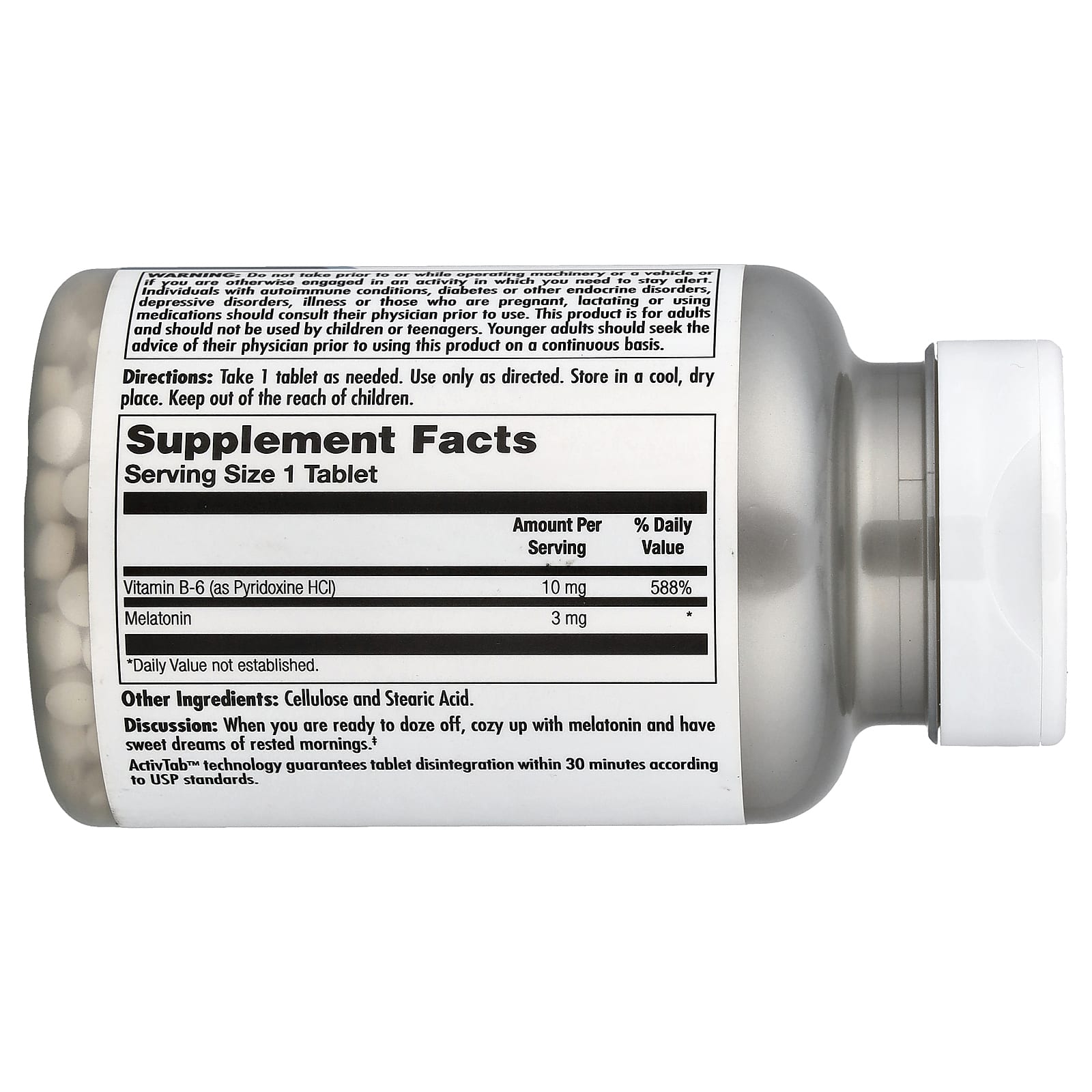 KAL Melatonin – 120 comprimés — photo 2 sur 2