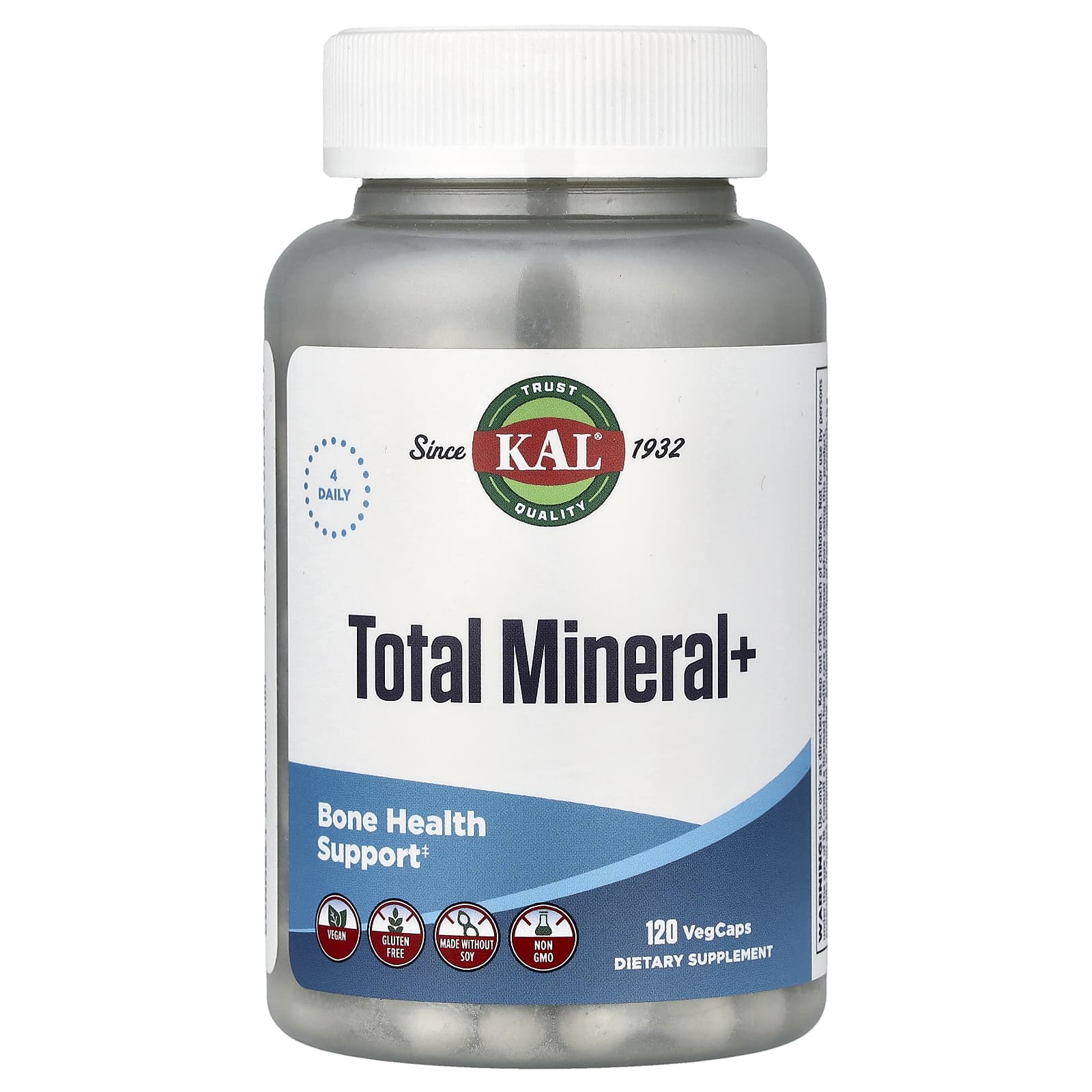 KAL Total Mineral+, 120 VegCaps — Tunisie