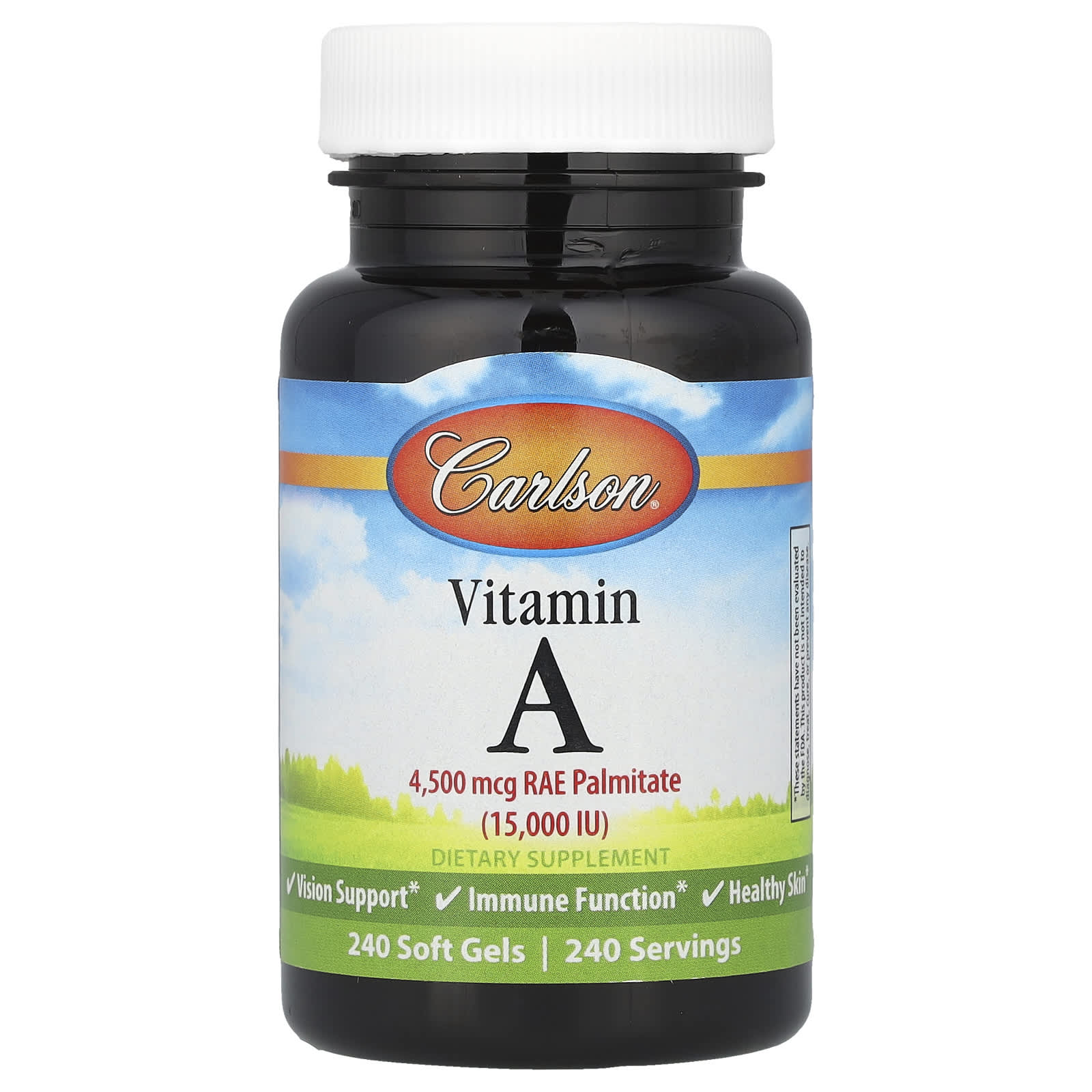 Carlson Vitamin A – 240 capsules molles — Tunisie