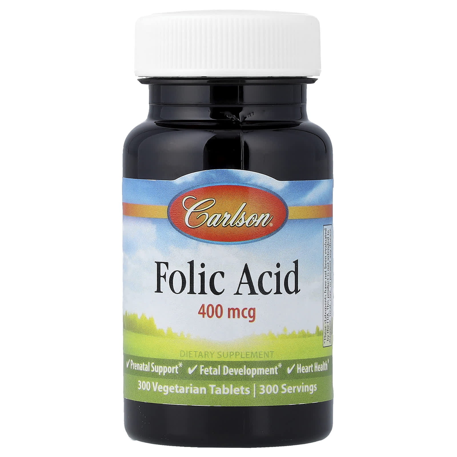 Carlson Folic Acid – 400 µg — Tunisie