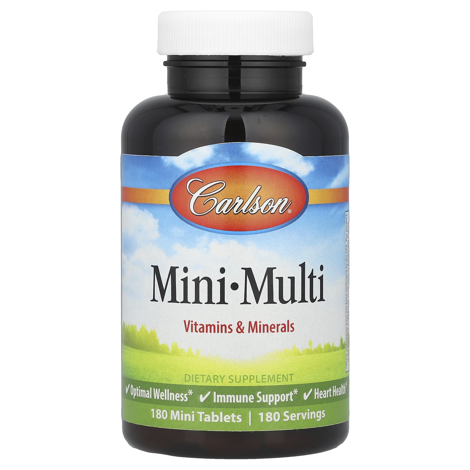 Carlson Mini-Multi, Vitamins & Minerals, 180 Mini Tablets — Tunisie