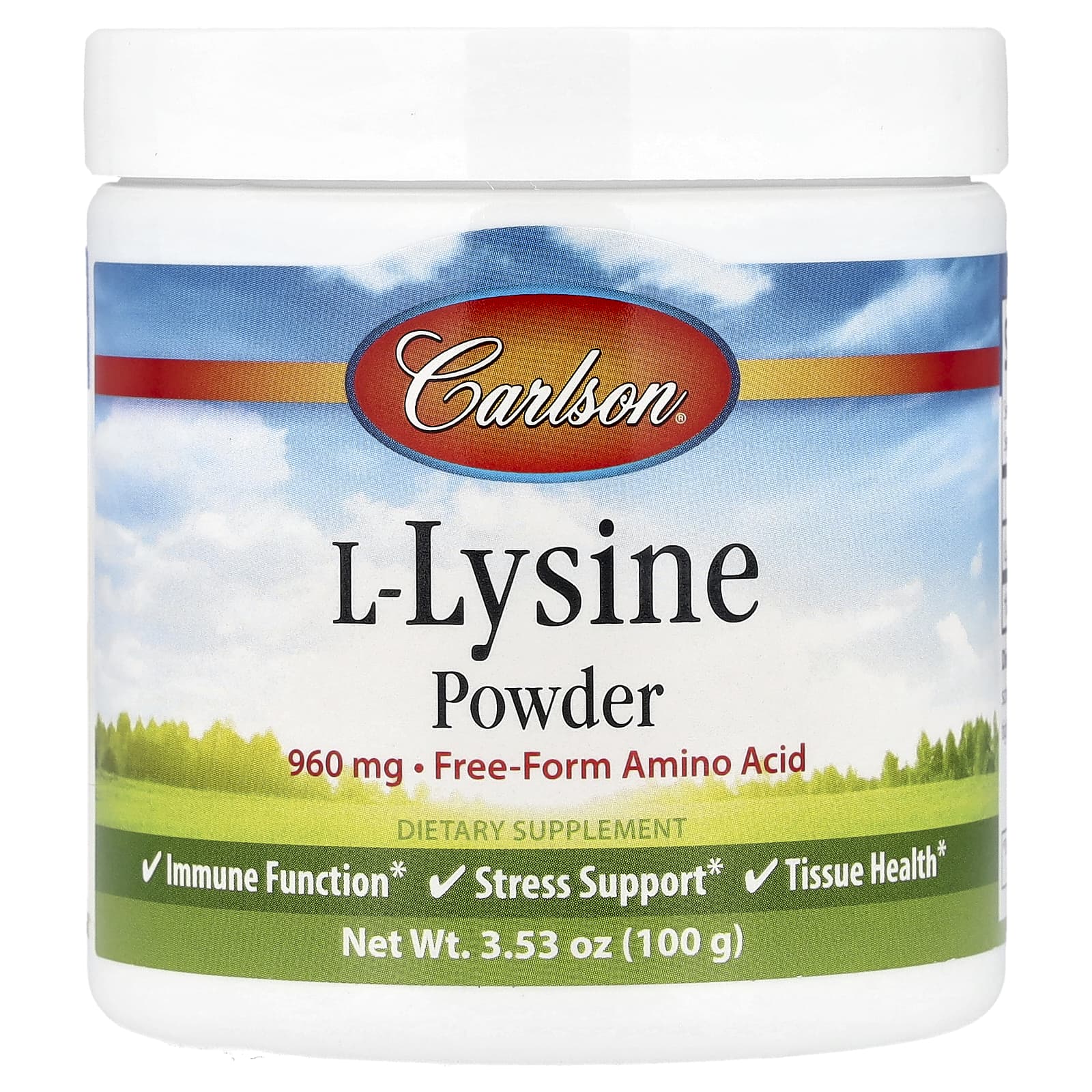 Carlson L-Lysine Powder – 100 g — Tunisie