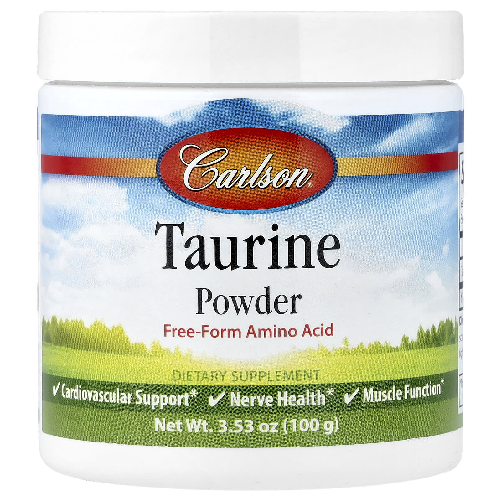 Carlson Taurine Powder – 100 g — Tunisie